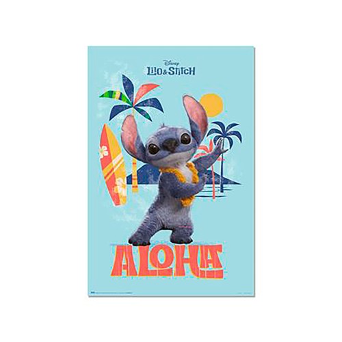Póster de Disney, Stitch Live Action Aloha, GRUPO ERIK.