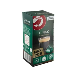 PRODUCTO ALCAMPO Café en cápsulas Lungo I6, 20 uds.