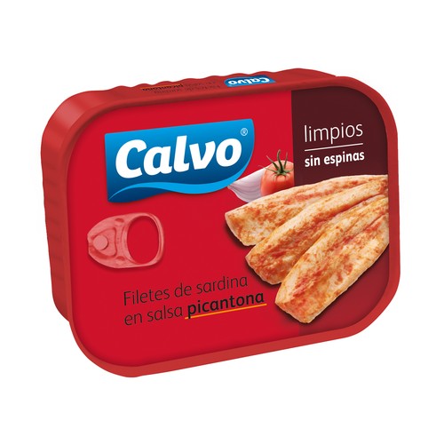 CALVO Filetes de sardina en salsa picantona 75 g.