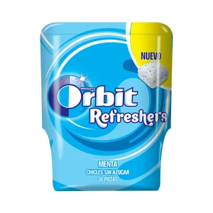 ORBIT Chicles menta refrescante 87 g.