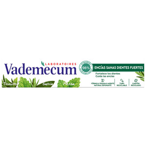 Imagen de VADEMECUM Pasta de dientes con salvia, tomillo y melisa VADEMECUM 75 ml.