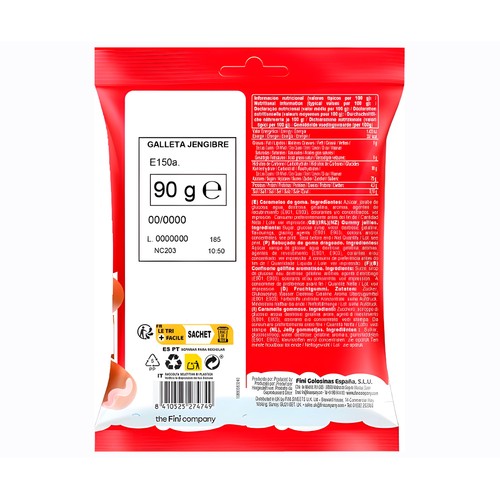FINI Caramelo blando gingerbread 90 g.