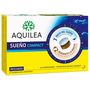 Sueño compact Melatonina, valeriana, pasiflora y amaploa de California 30 uds.