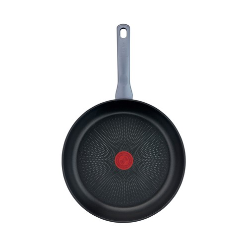 Sartén de 28 centímetros antiadherente de acero inoxidable, apta para inducción, Daily Cook Titanium, TEFAL.