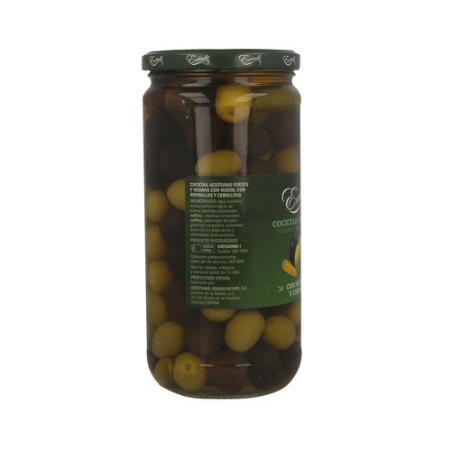 EXCELENCIA Frasco cocktail aceitunas 330 g.