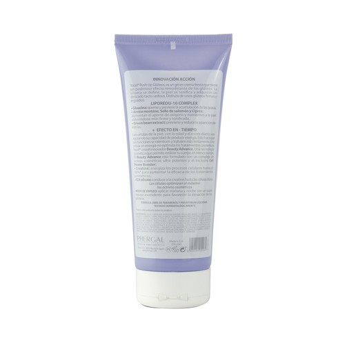 YACEL Push up glúteos Gel remodelante escultor de glúteos con acción intesiva 200 ml.