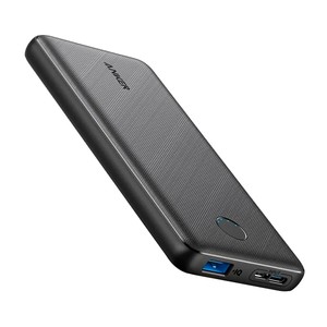 Imagen de Batería portátil Power Bank PowerCore Slim, 10000mAh, 2xUSB y USB-C,Color negro  ANKER.