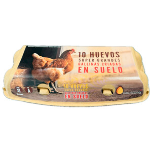 precios La Huerta De Gallocanta Huevos De Gallinas Sueltas En El Gallinero Xl 10 Uds. en Alcampo