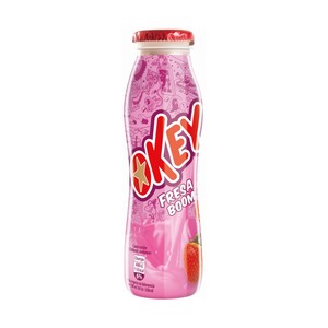 OKEY Mini Batido de fresa 188 ml.