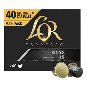 L'OR ESPRESSO Café en cápsulas Onyx I12, 40 uds.