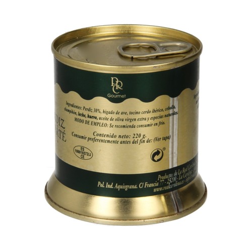 REAL CAROLINA Paté de perdiz REAL CAROLINA 220 g.