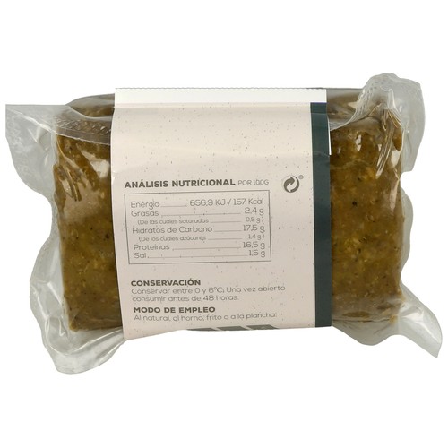 AHIMSA Hamburguesa bio de quinoa y borraja ecológica AHIMSA 750 g.