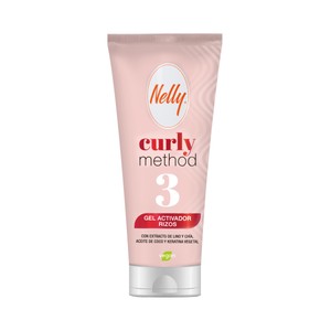 NELLY Curly method Gel activador de rizos con keratina vegetal 200 ml.