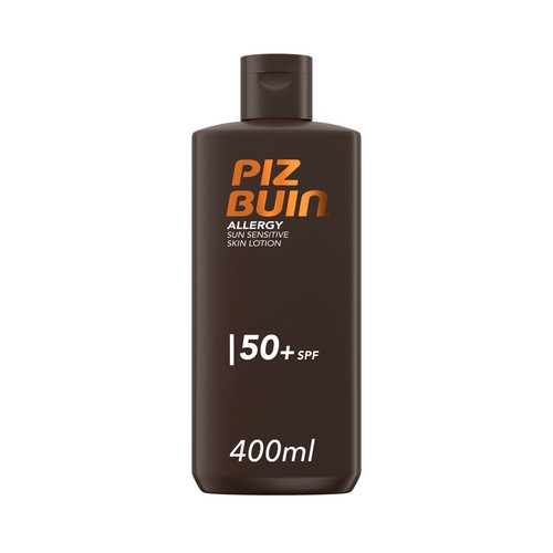 PIZ BUIN Allergy Protector solar para pieles sensibles con FPS 50+ (muy alto), pieles sensibles 400 ml.