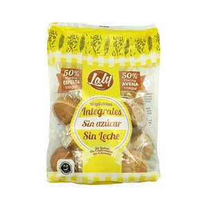 LALY Magdalenas integrales sin azúcares añadidos y sin leche 440 g.