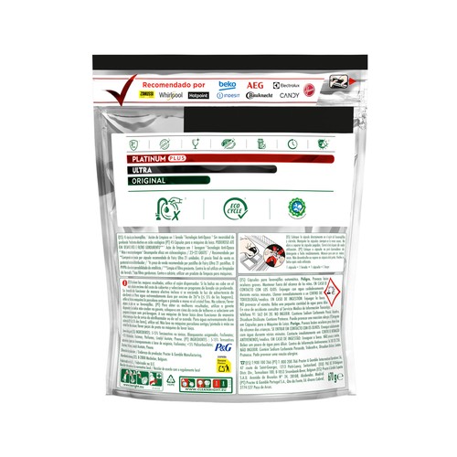 FAIRY ULTRA Detergente lavavajillas máquina 45 dosis 670g