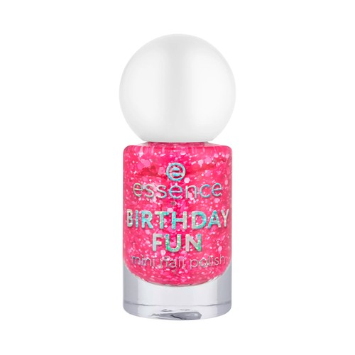 ESSENCE Birthday fun tono 05 Mini esmalte de uñas con purpurina.