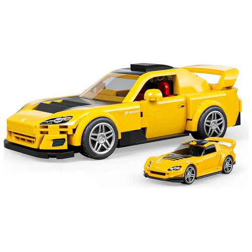 Mattel Brick Shop Hot Wheels Speed Honda S2000. MATTEL