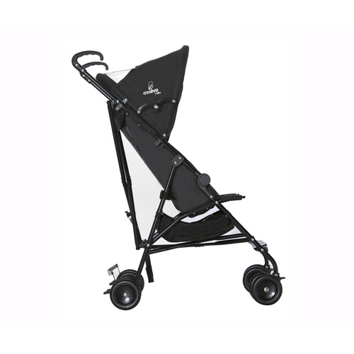 Silla de paseo ASALVO ENZO desde 6 meses hasta 15Kg, color negro