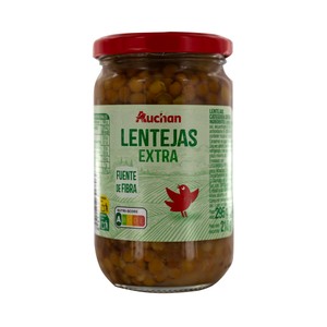 Imagen de PRODUCTO ALCAMPO Lentejas extra, ya cocidas bote 210 g.