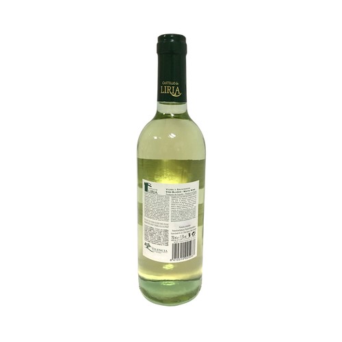 CASTILLO DE LIRIA  Vino blanco con D.O. Valencia CASTILLO DE LIRIA botella de 75 cl.