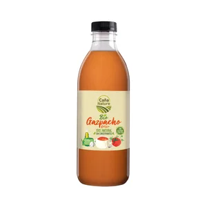 CAÑA NATURE Gazpacho fresco ecológico tradicional andaluz, 100% natural, sin gluten ni conservantes CAÑA NATURE 1 l.