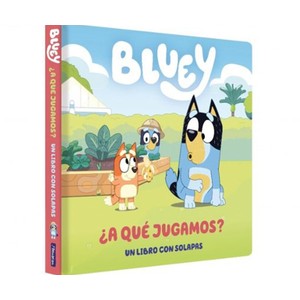 Imagen de Libro de cartón con solapas - ¿A qué jugamos?, BLUEY. Género: infantil.