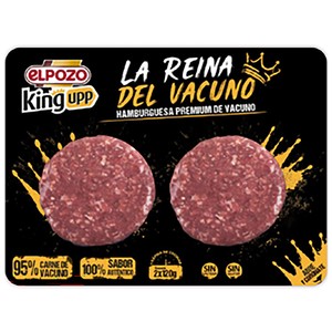 EL POZO King upp Burger meat de vacuno 2 x 120 g.