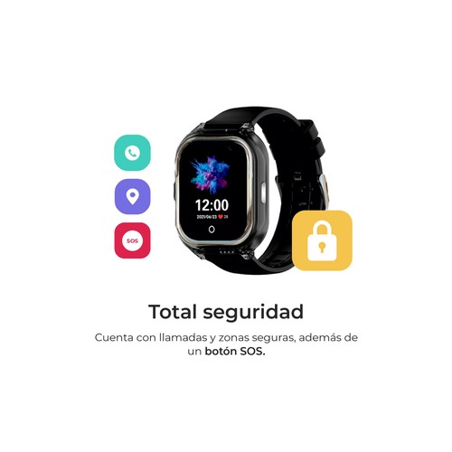 Smartwatch SAVEFAMILY Enjoy, Color Azul Glitter".