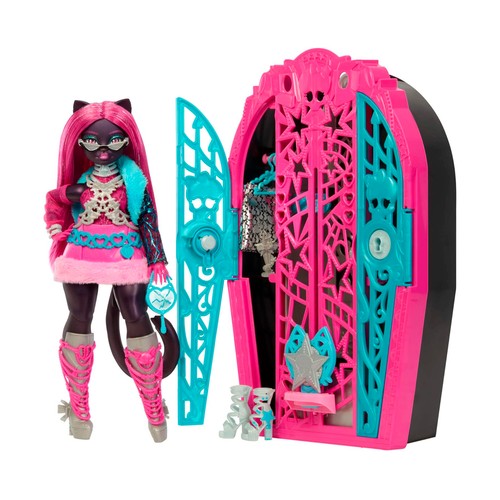 MONSTER HIGH Skulltimate Secrets 6 Muñeca Catty Noir con Armario +4 Años