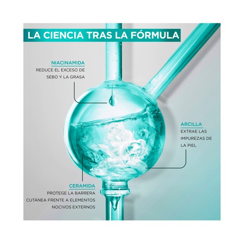 GARNIER Pure active Gel limpiador hidratante para todo tipo de pieles, incluso sensibles 250 ml.