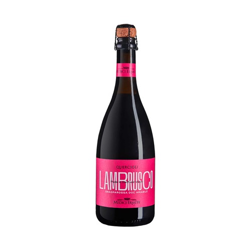 MEDICI ERMETE Vino tinto lambrusco  D.O.C Grasparossa amabile 75 cl.