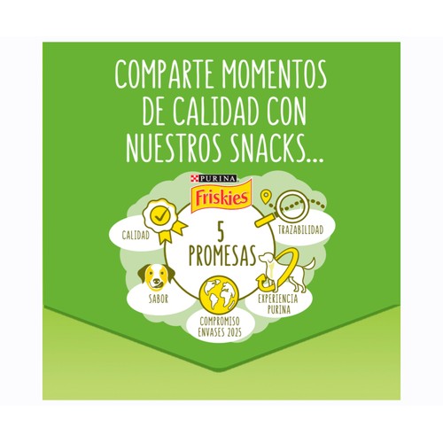 FRISKIES Snacks para perros surtido con sabor a carne 15 uds. 126 g.
