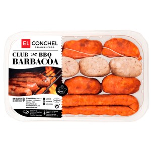 Bandeja con preparado para barbacoa elaborado sin gluten 350 g