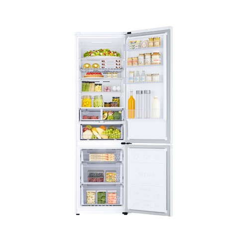 Frigorífico combi 203cm SAMSUNG RB38C605DWW NO FROST, clasificación energética: D, H: 203cm, A: 59,5cm, F: 65,8cm, capacidad total: 390L.