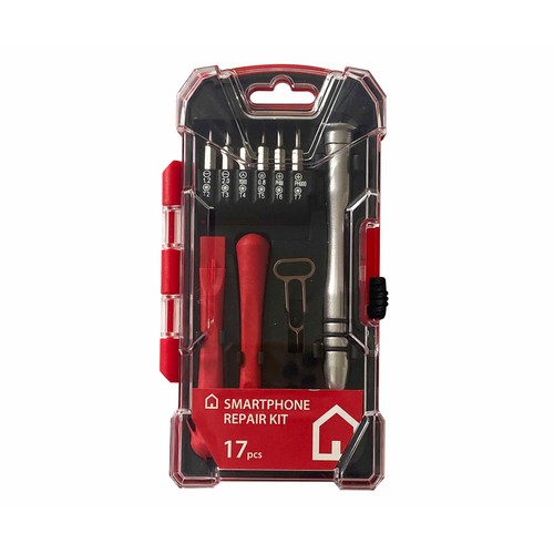 Set de reparación para móviles, 17 piezas.