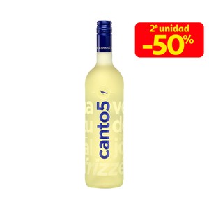 CANTO5 Frizzante blanco Verdejo con baja graduación alcohólica (5.5%) botella 75 cl.