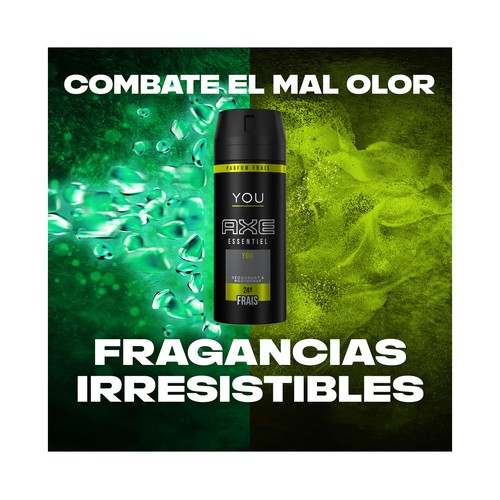 AXE Essential you Desodorante en spray para hombre con protección antitranspirante hasta 24 horas 150 ml.