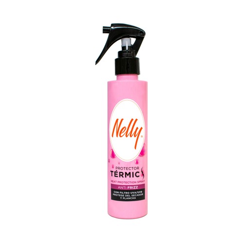 NELLY Tratamiento protector térmico del cabello contra plancha y secador 200 ml.