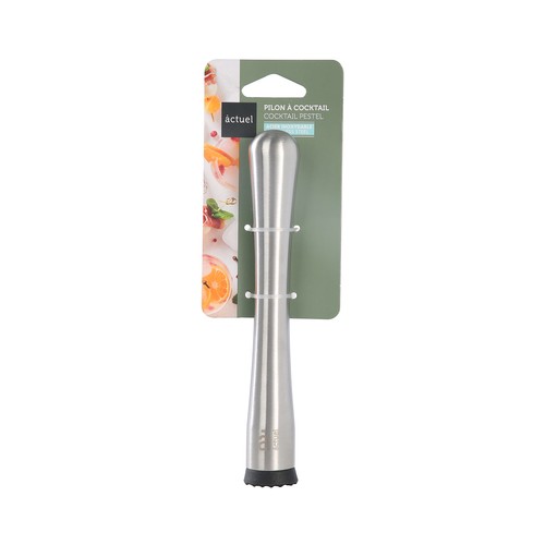 Mortero para cocktail de acero inoxidable 17,5cm., ACTUEL.