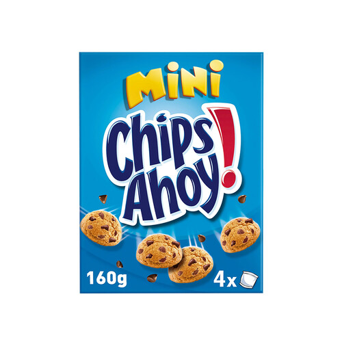CHIPS AHOY! mini galletas con pepitas de chocolate caja 160 g.