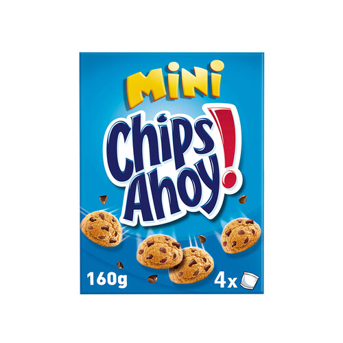 CHIPS AHOY mini galletas con pepitas de chocolate caja 160 gr.