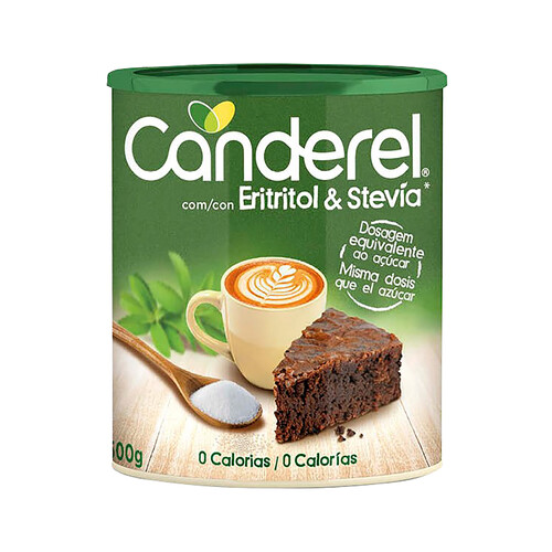 CANDEREL Edulcorante en polvo con eritritol y stevia CANDEREL 500 g.
