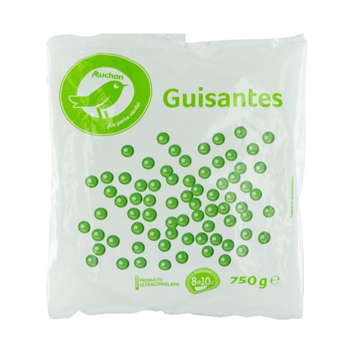 PRODUCTO ECONÓMICO ALCAMPO Guisantes ultracongelados PRODUCTO ECONÓMICO ALCAMPO 750 g.