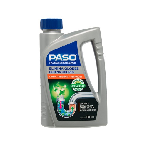 Desatacador con fórmula de gel a base de sosa cáustica. Para tuberias lentas o atascos severos. 1 Litro. CEYS.