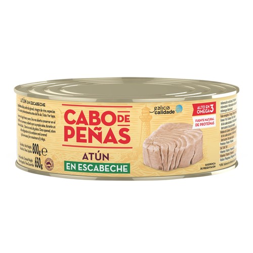 CABO DE PEÑAS Atún en escabeche 650 g.