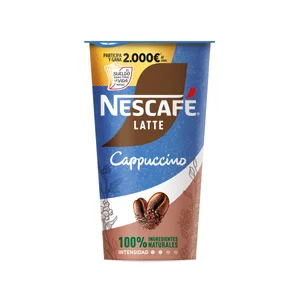 NESCAFÉ Bebida de café cappuccino con leche y cacao Latte 205 ml.