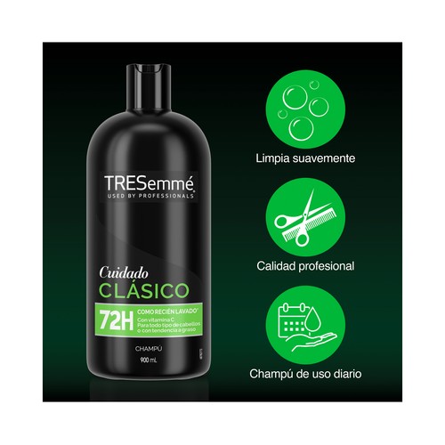TRESEMMÉ Cuidado clásico Champú con vitamina C para cabellos normales o grasos 855 ml.