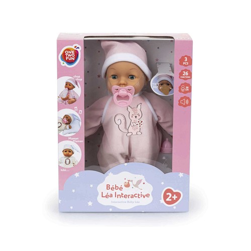 Mi Bebe Interactivo 38 Cm Con 26 Funciones ONE TWO FUN ALCAMPO
