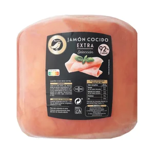 Jamón cocido extra ALCAMPO GOURMET Selección - Loncha normal 2 a 3 mm